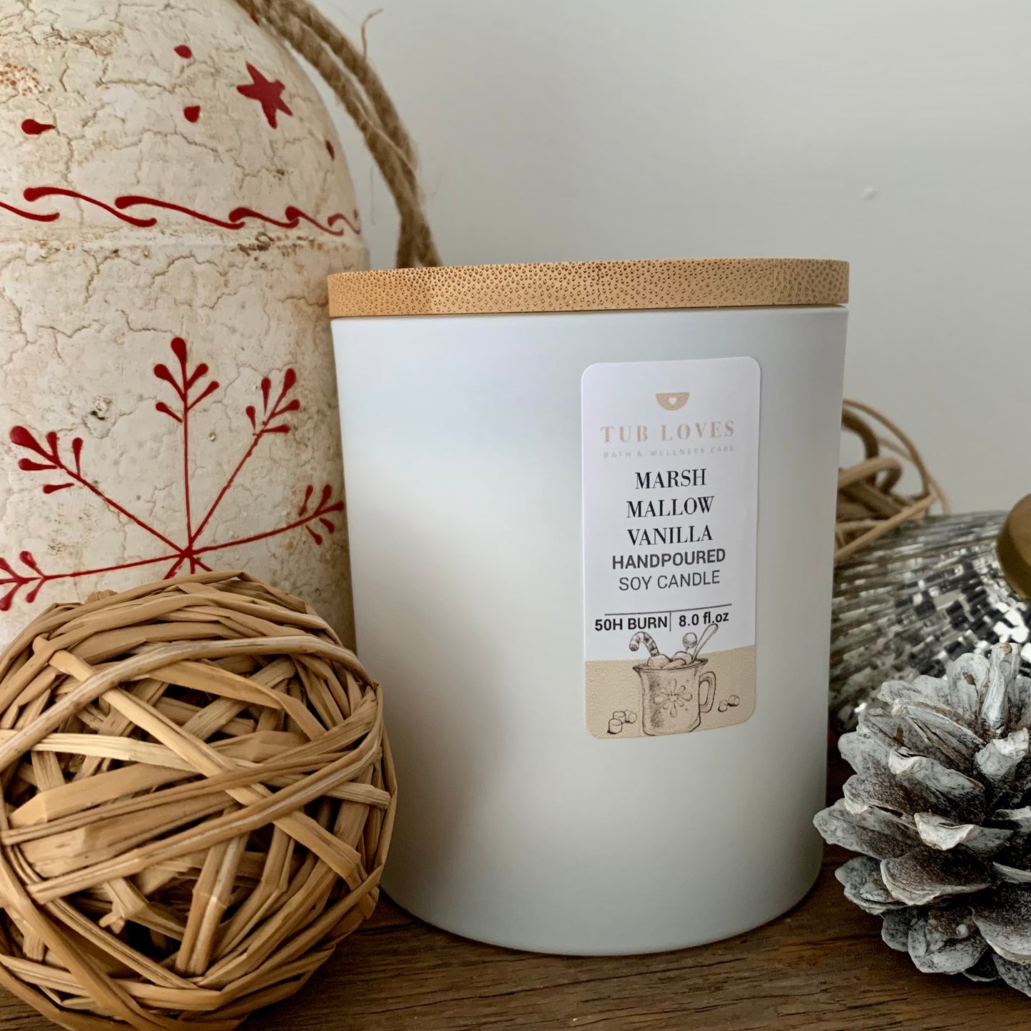 Marshmallow Vanilla Soy Candle