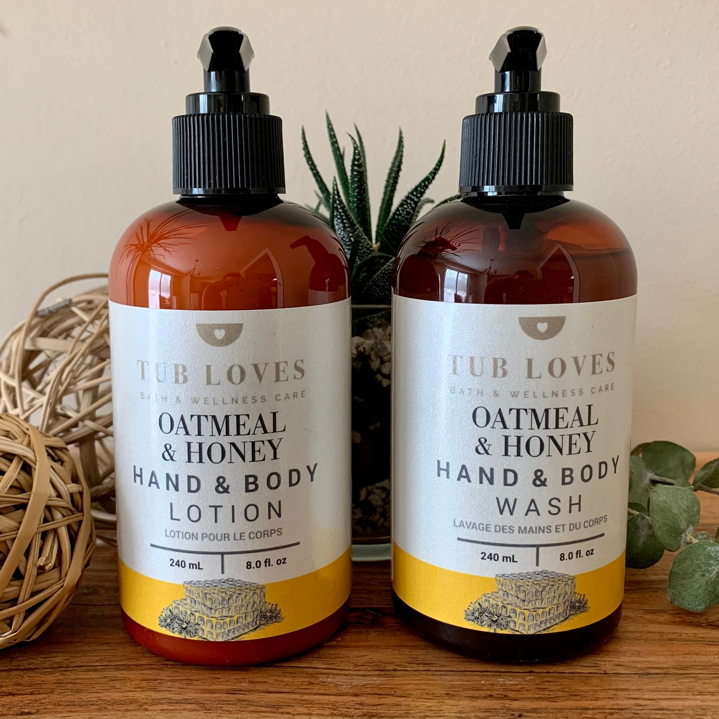 Oatmeal & Honey - Hand & Body Lotion