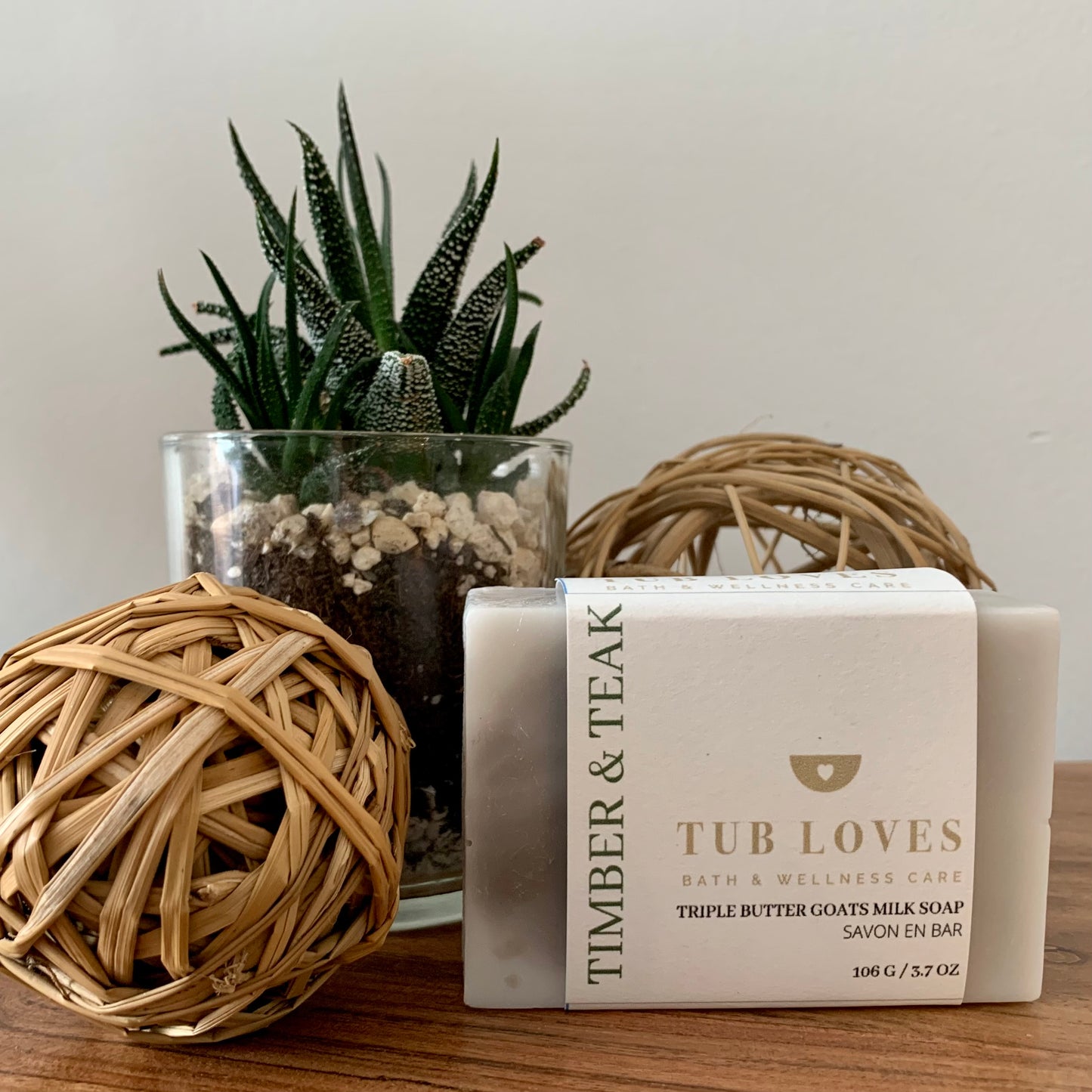 Timber & Teak - Goats Milk Soap Bar - Tub Loves