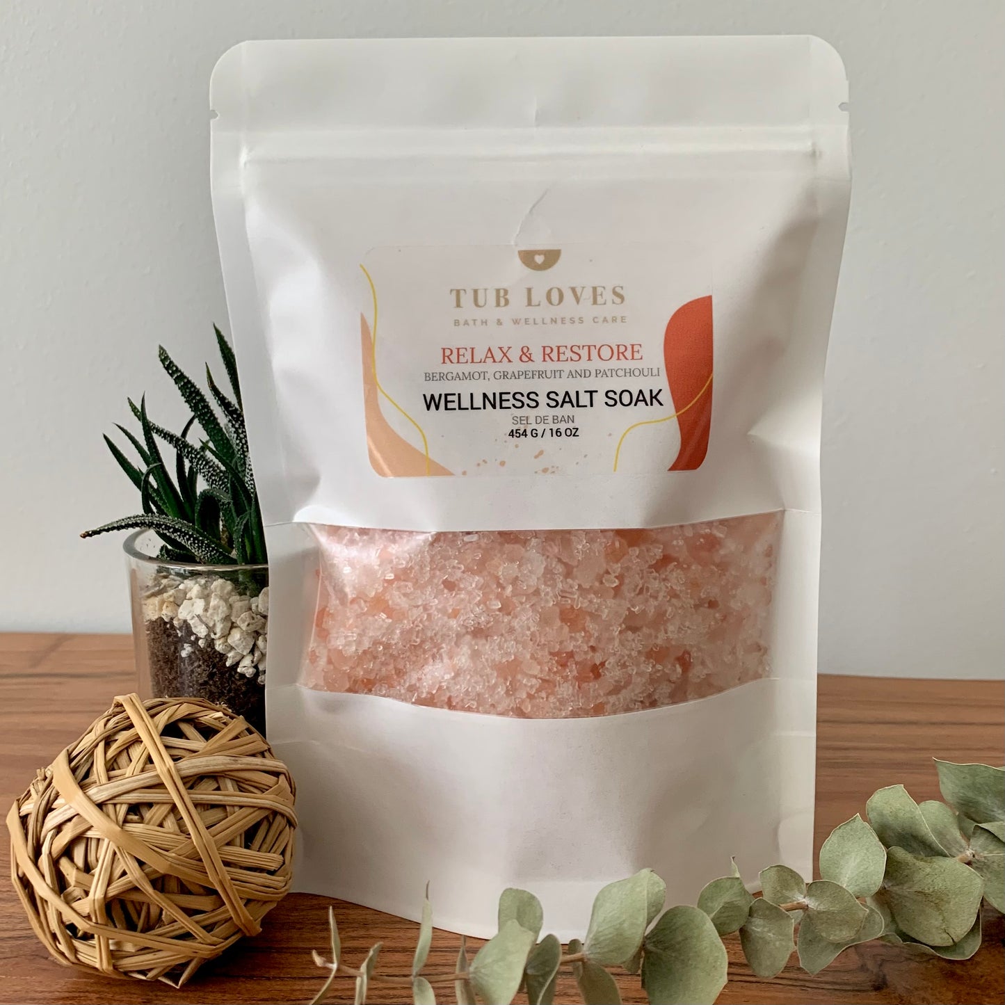 Relax & Restore Wellness Salt Soak I 16 oz. - Tub Loves