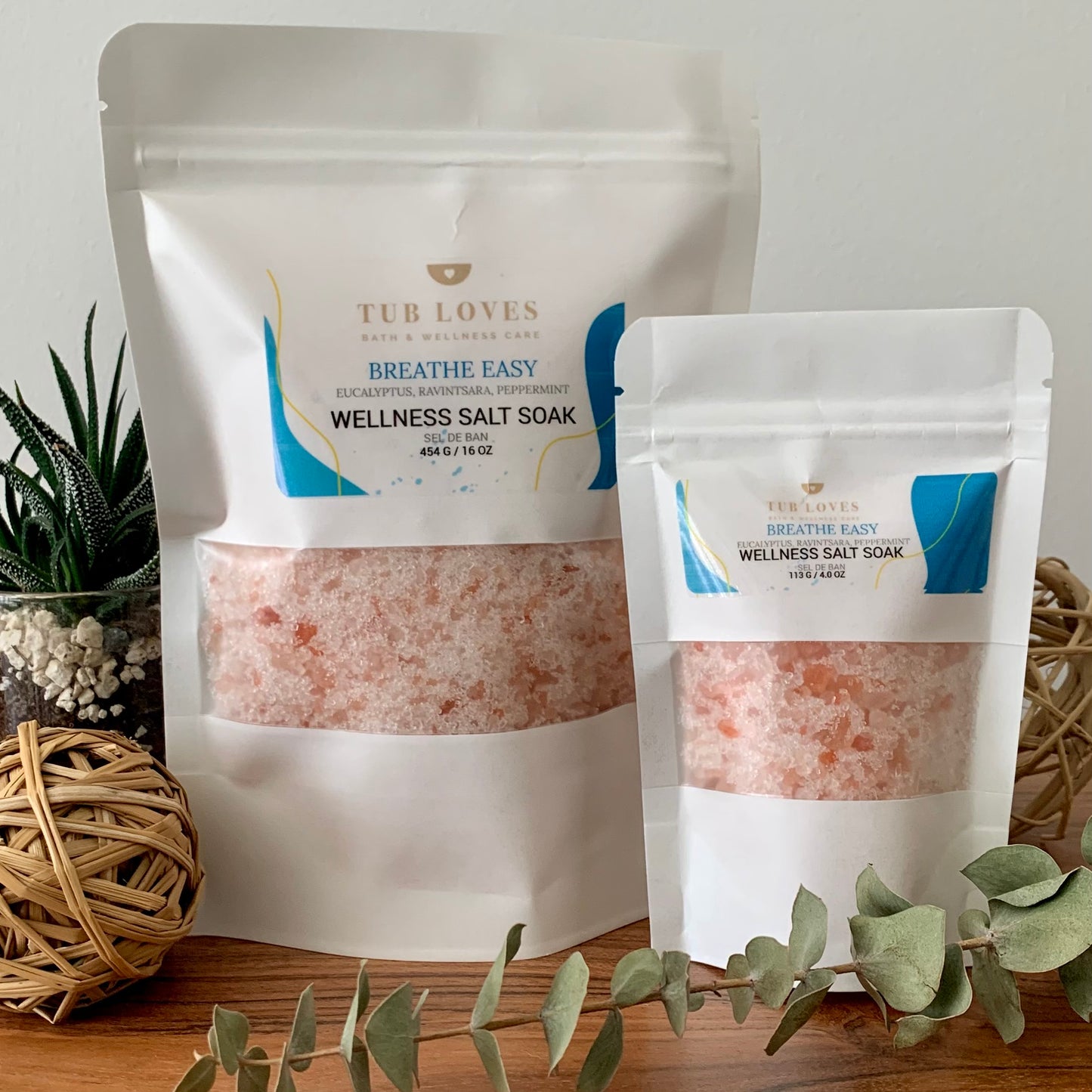 BreatheEasy Wellness Salt Soak I 16 oz. - Tub Loves
