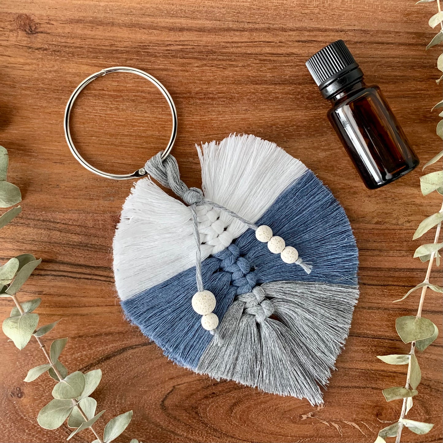 Denim Blue & Oxford Grey - Car Air Freshener