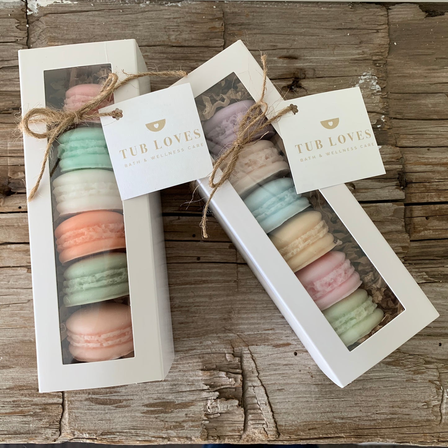 MACARON TRIPLE BUTTER GOATS MILK SOAP - FRUIT PARFAIT GIFT SET - Tub Loves