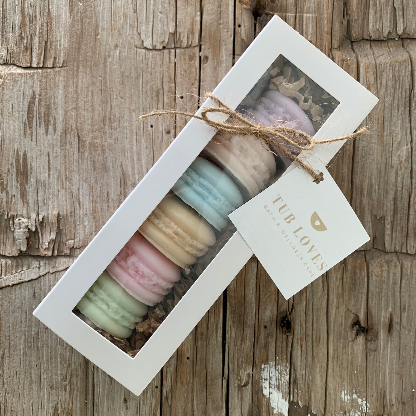 MACARON TRIPLE BUTTER GOATS MILK SOAP - SPRING FRESH GIFT SET - Tub Loves