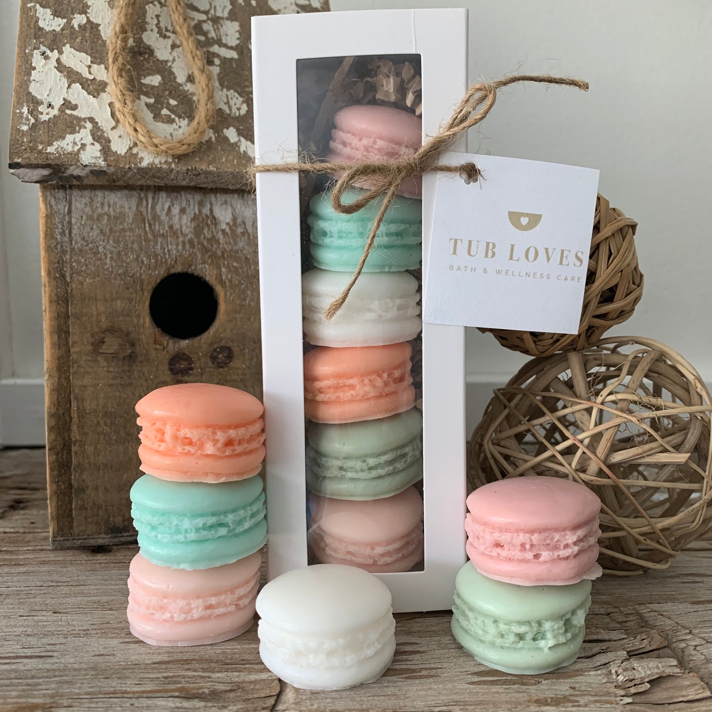 MACARON TRIPLE BUTTER GOATS MILK SOAP - FRUIT PARFAIT GIFT SET - Tub Loves