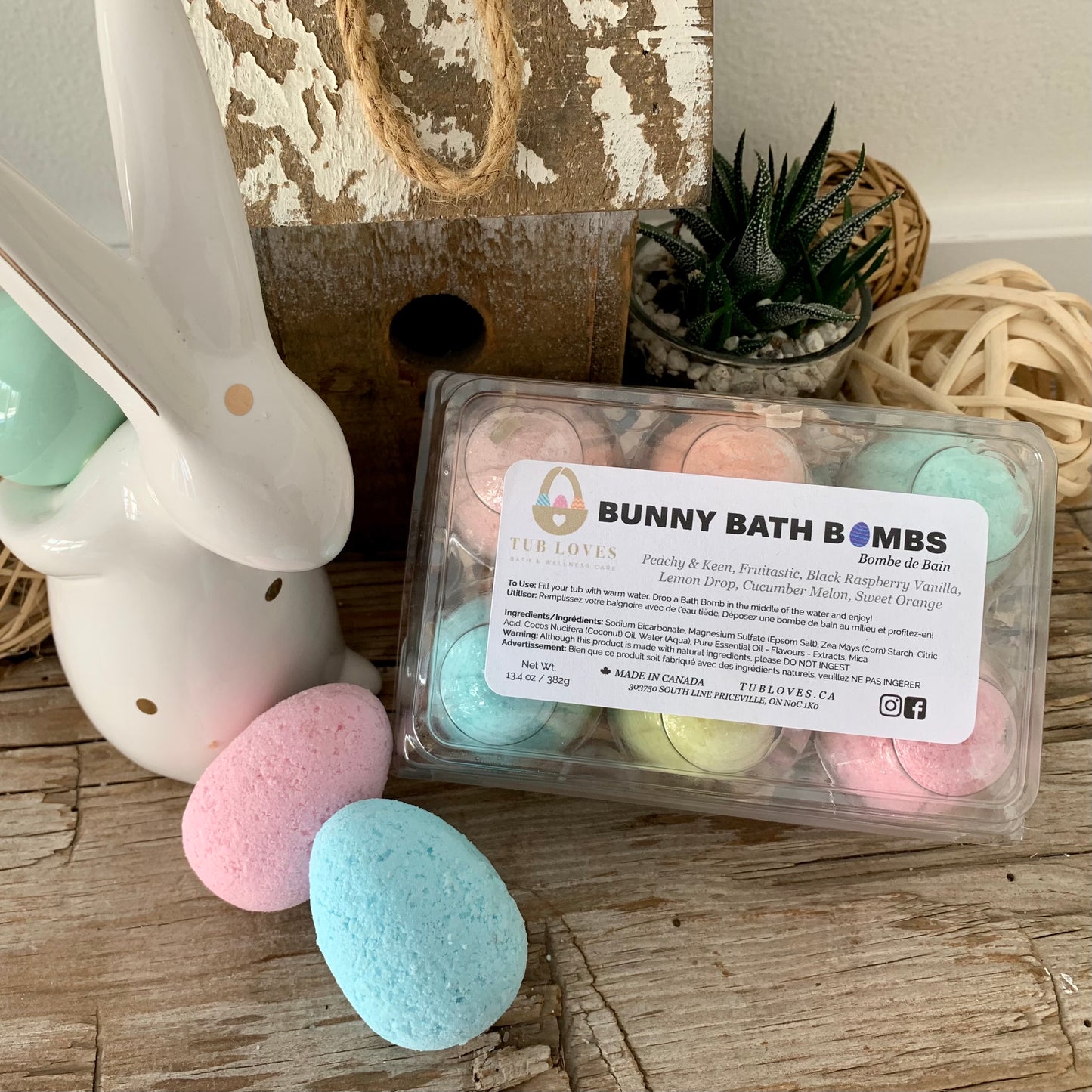 EASTER EGG BATH BOMB GIFT SET - FRUIT PARFAIT - Tub Loves