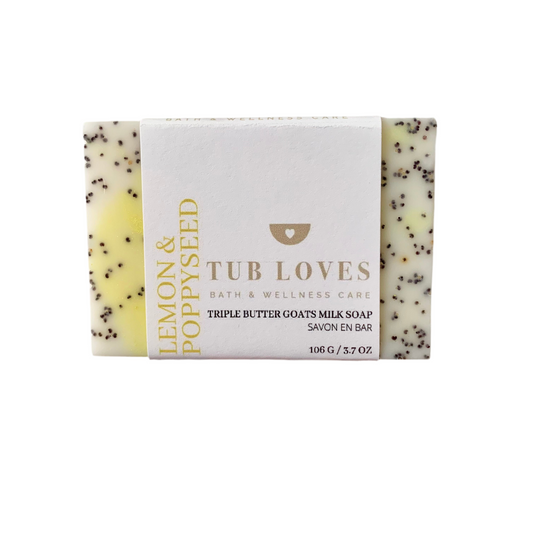 Lemon & Poppyseed - Goats Milk Soap Bar