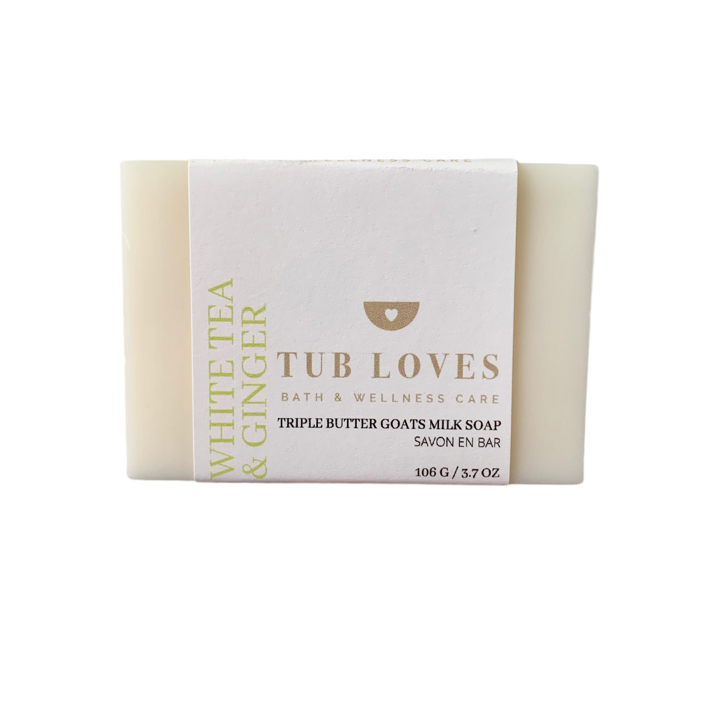White Tea & Ginger - Goats Milk Soap Bar