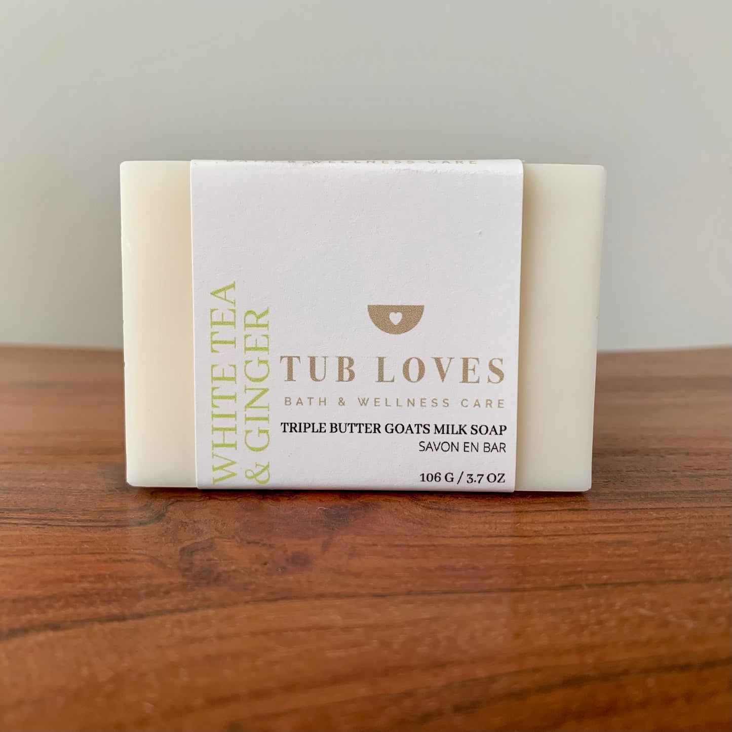 White Tea & Ginger - Goats Milk Soap Bar