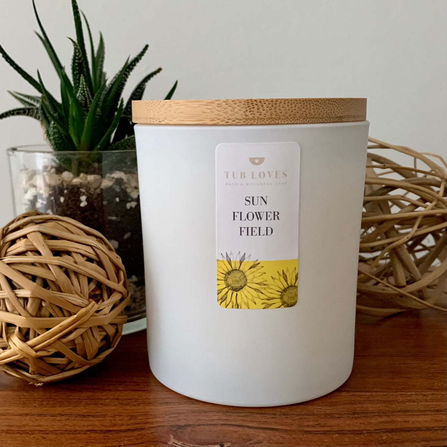 Sunflower Field - Natural Soy Candle