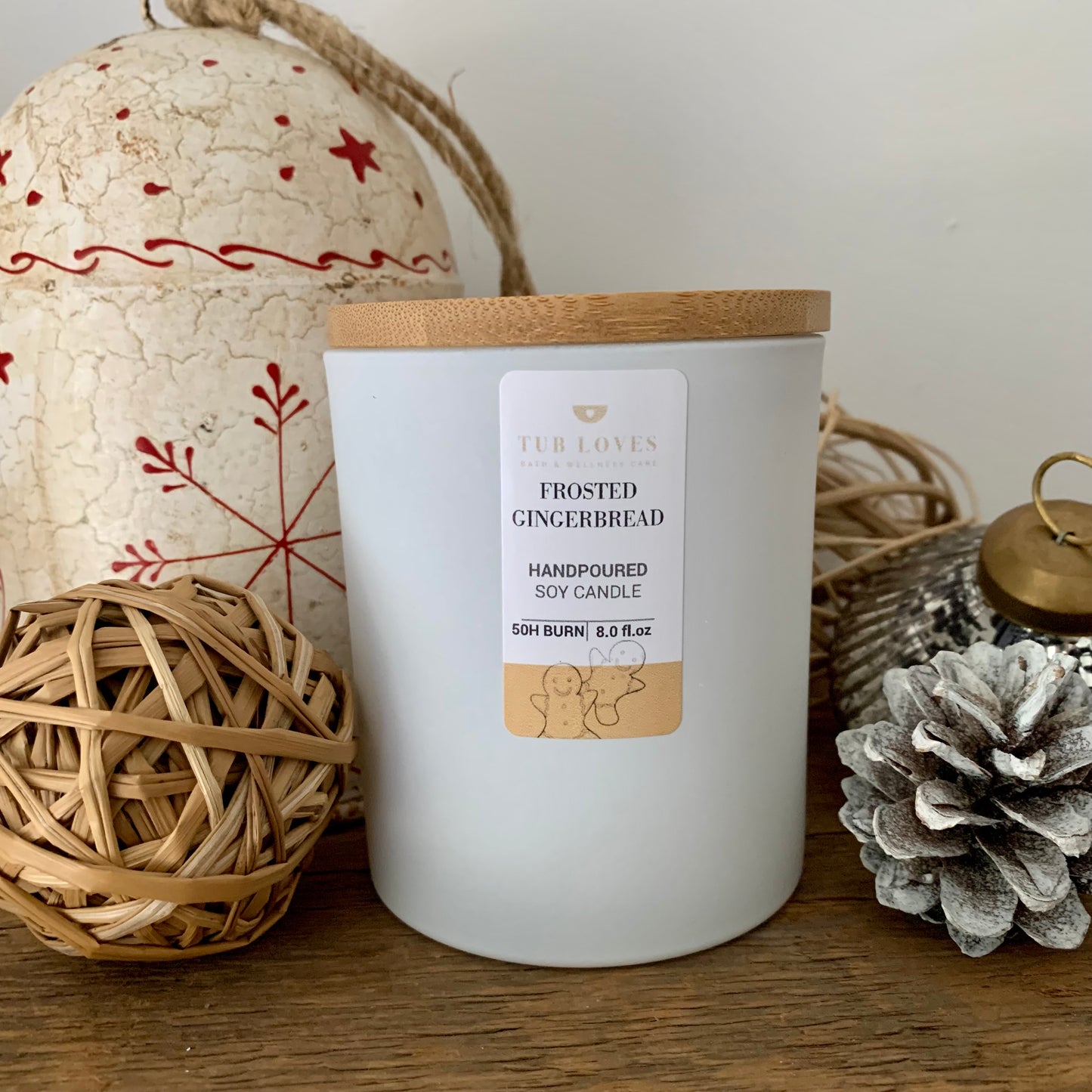 Frosted Gingerbread Soy Candle