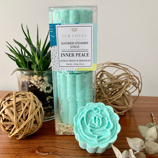 Inner Peace Shower Steamer Stack