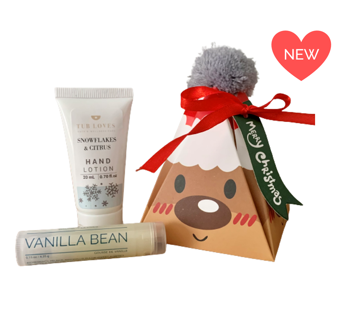 Reindeer Hand Lotion & Lip Balm Gift Set