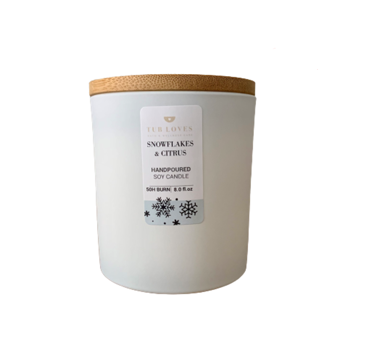 Snowflakes & Citrus Soy Candle