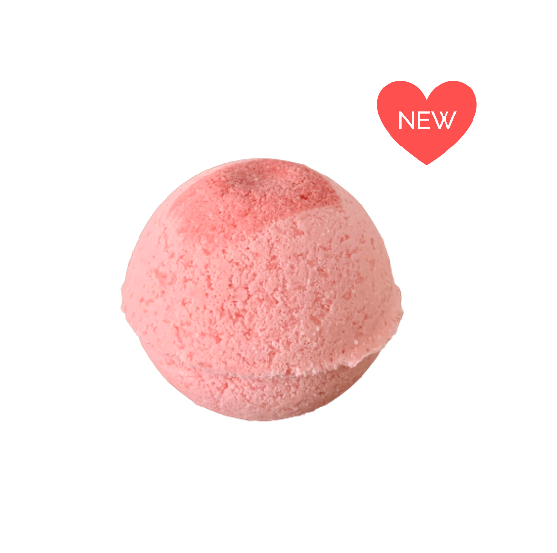 Sugared Strawberry Bath Bomb