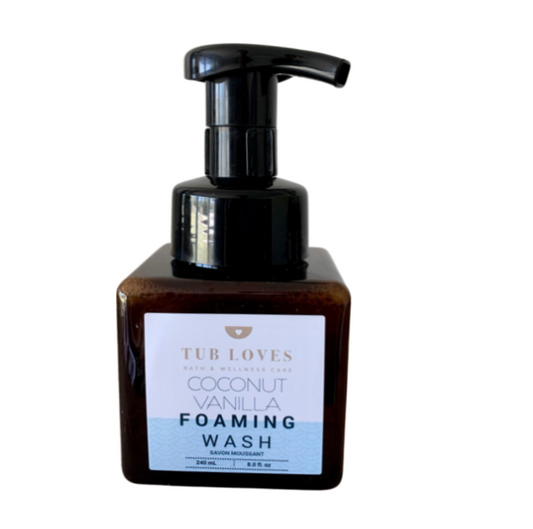 Coconut Vanilla Foaming Wash - Tub Loves