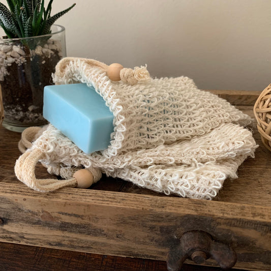 Natural Sisal Soap Saver Bag