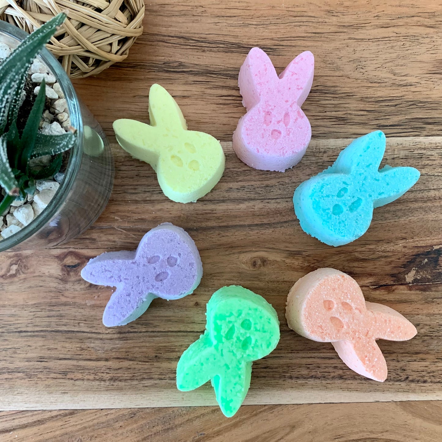 Mini Bunny Bath Bombs - Fruity Rainbow
