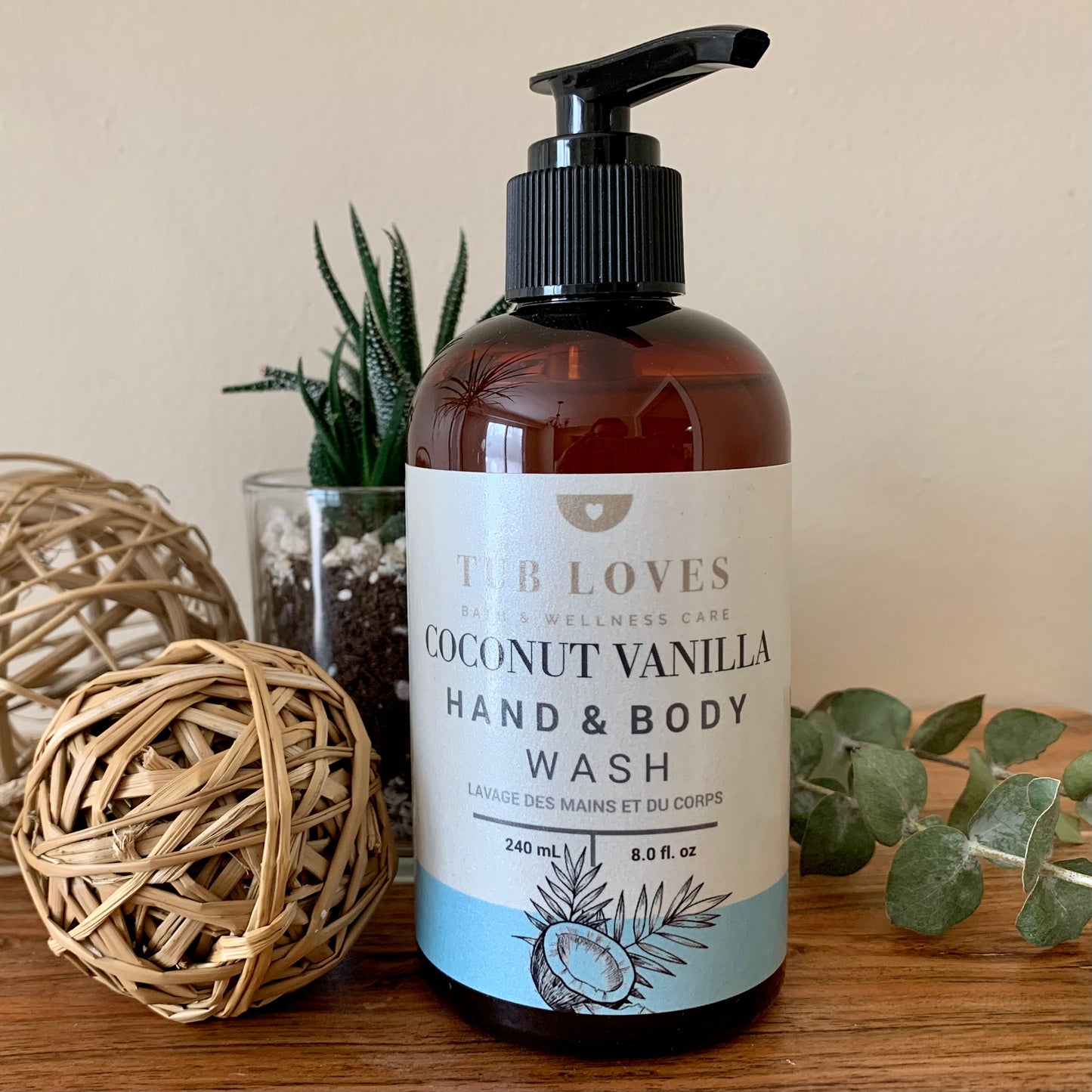 Coconut Vanilla - Hand and Body Wash - Tub Loves