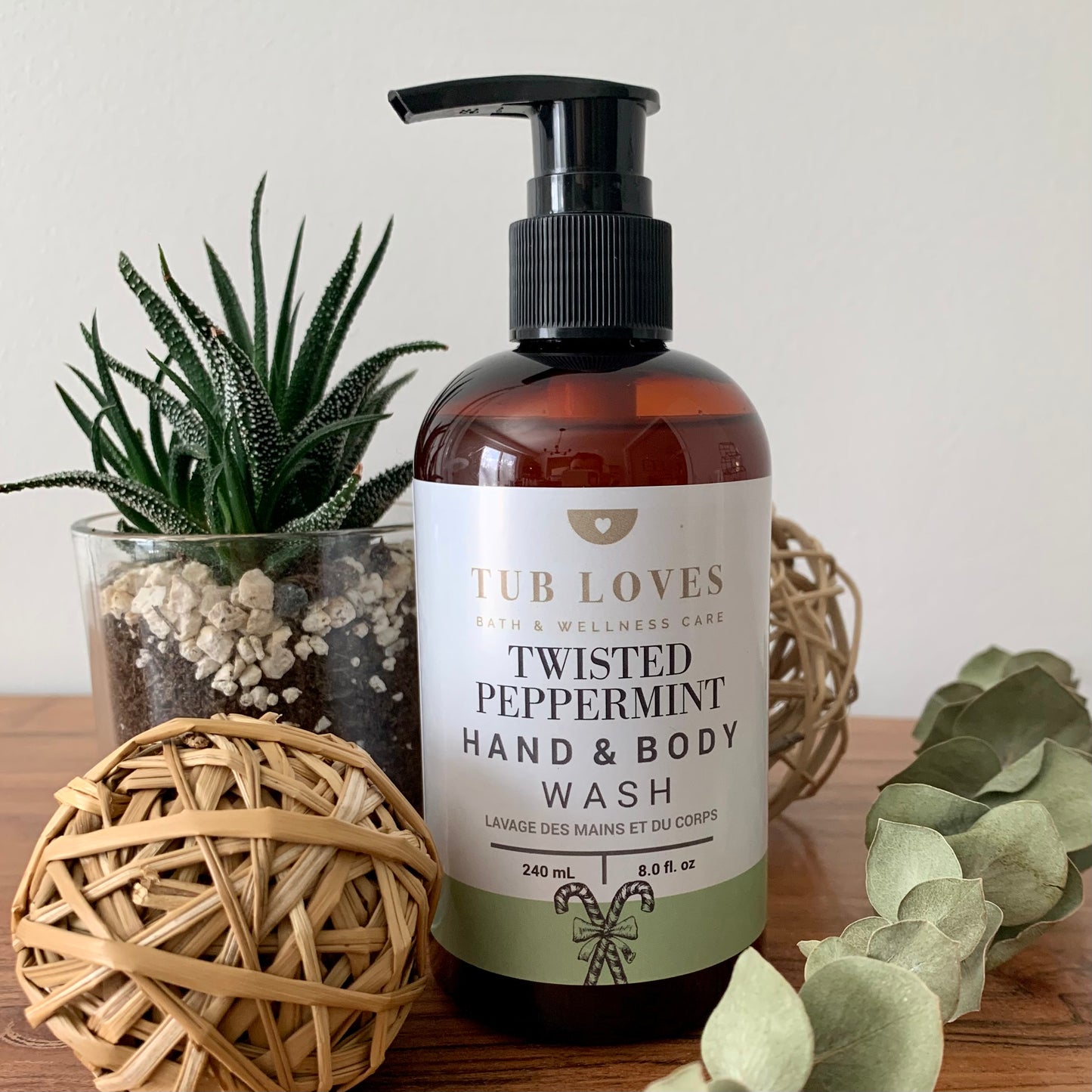 Twisted Peppermint - Hand and Body Wash - Tub Loves