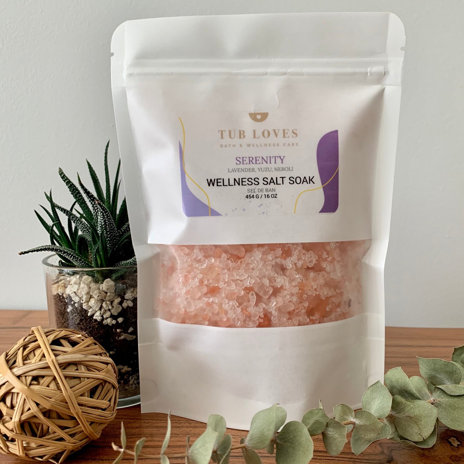 Serenity Wellness Salt Soak I 16 oz. - Tub Loves
