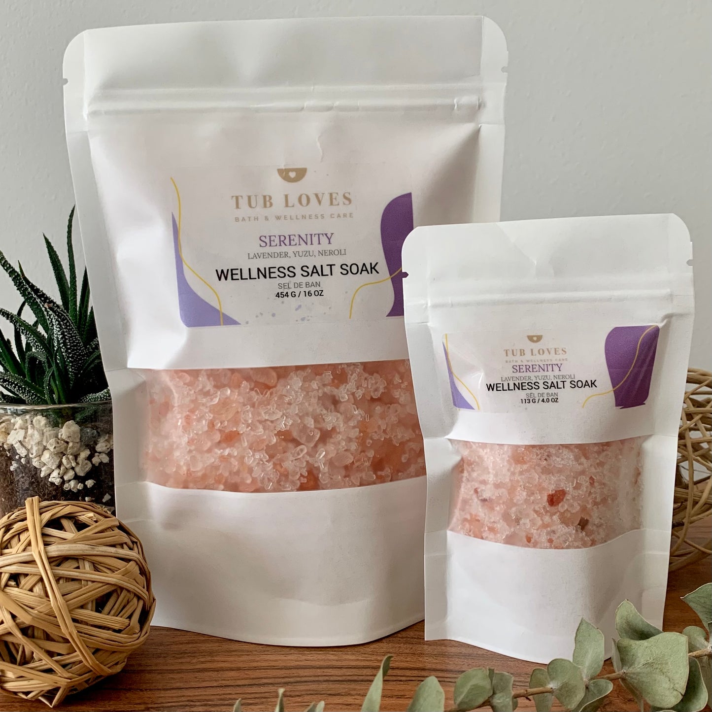 Serenity Wellness Salt Soak I 16 oz. - Tub Loves