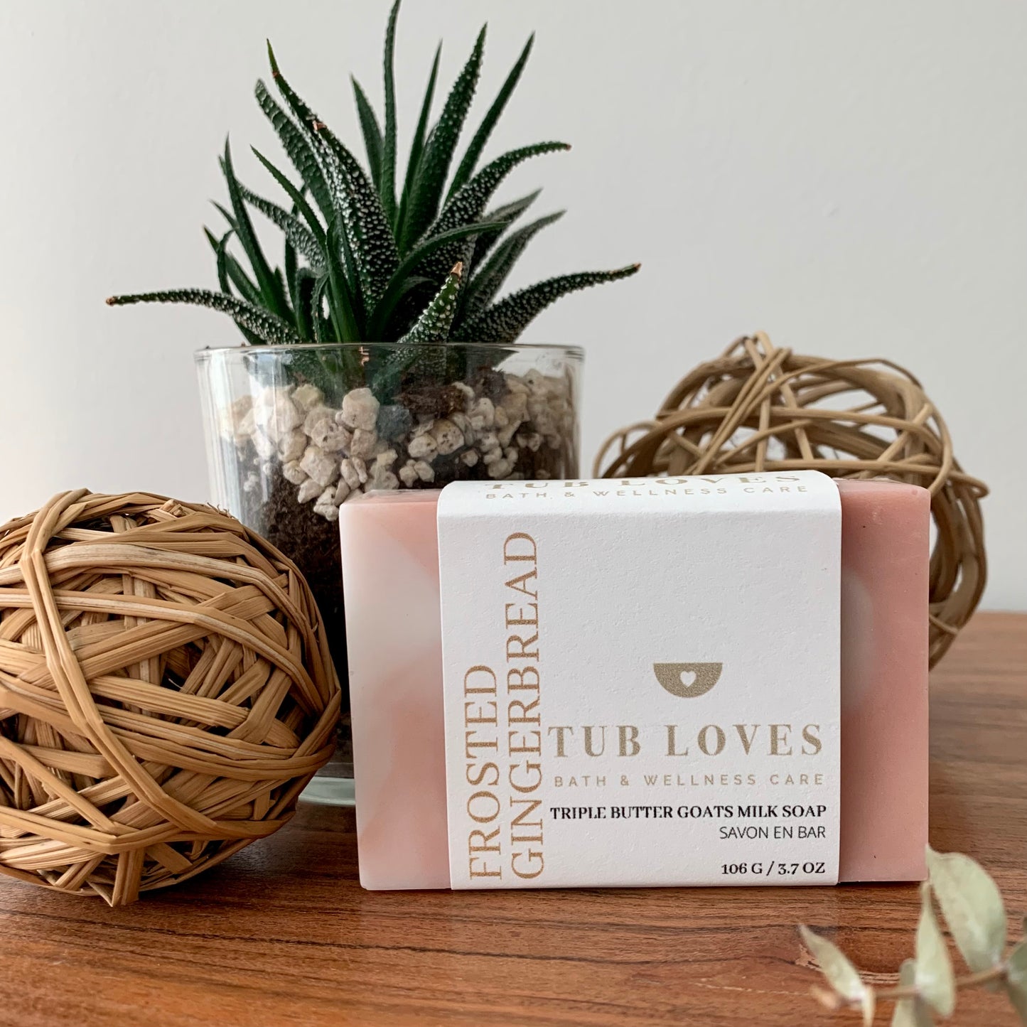 Frosted Gingerbread - Goats Milk Soap Bar