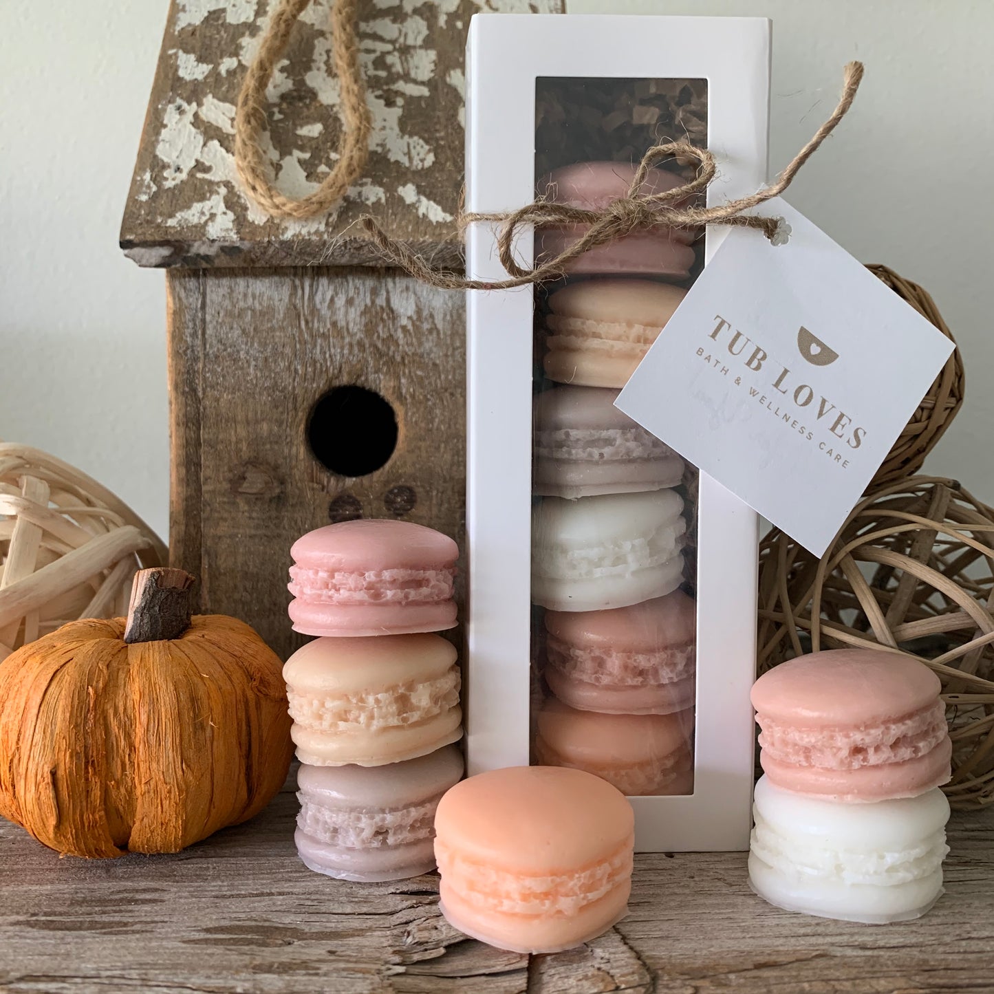 Macaron Triple Butter Goats Milk Soap - Fall Gift Set - Tub Loves
