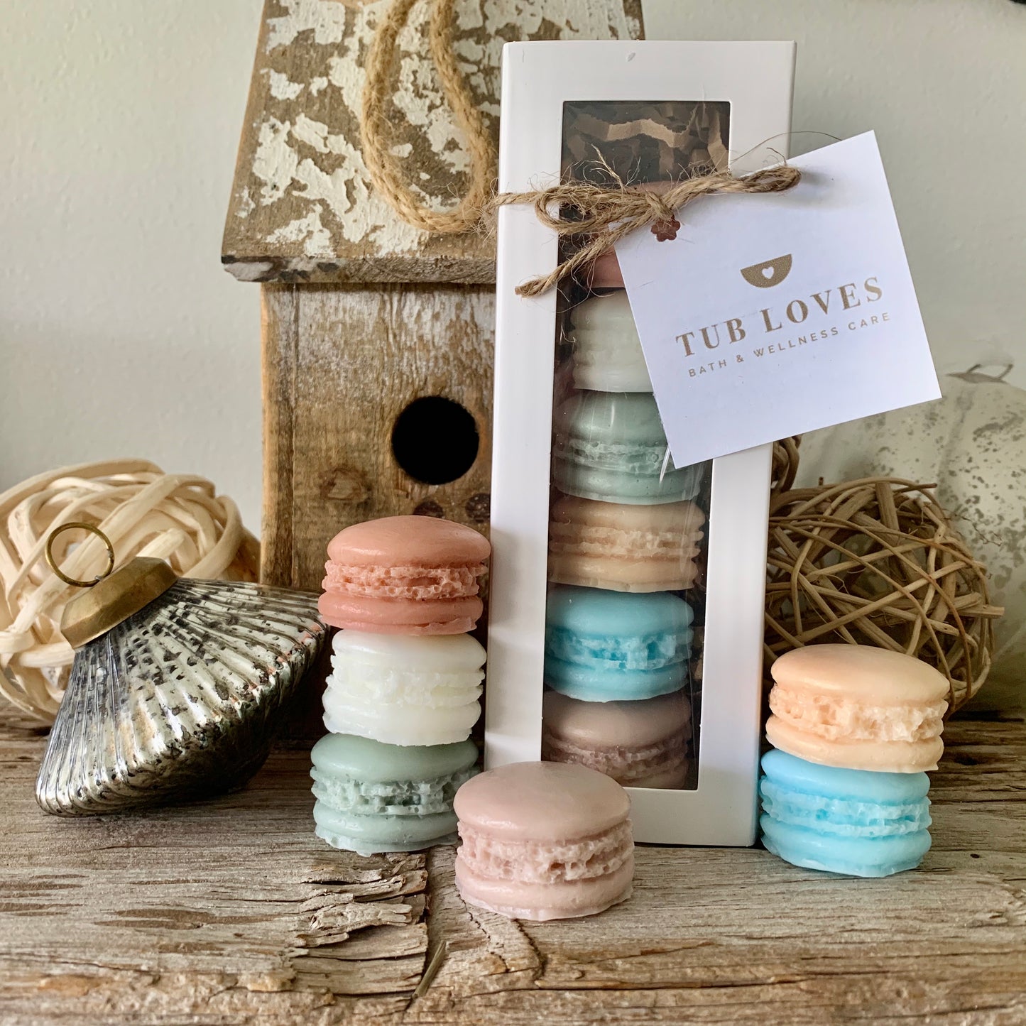 MACARON TRIPLE BUTTER GOATS MILK SOAP - HOLIDAY GIFT SET - Tub Loves