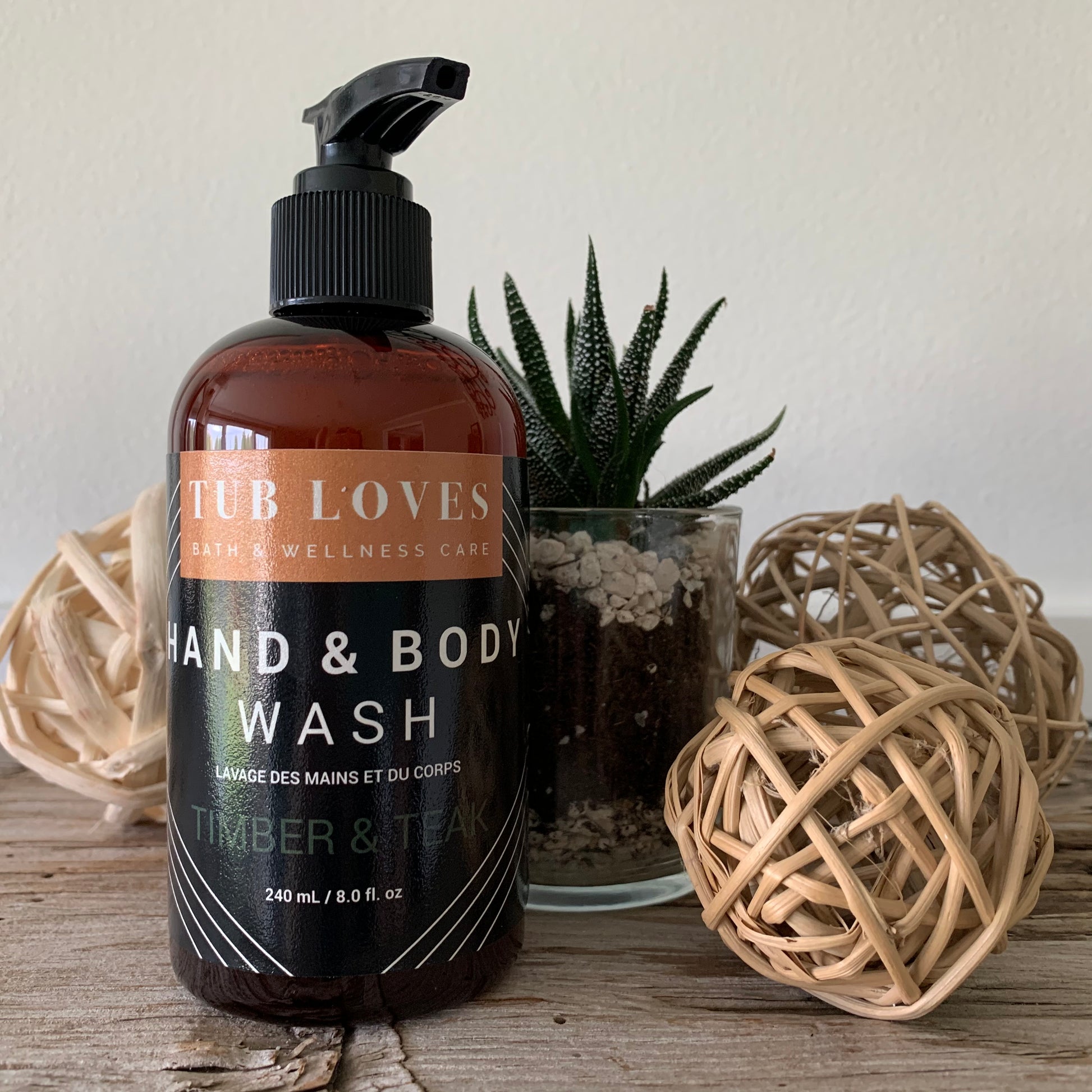 TIMBER & TEAK - HAND AND BODY WASH - Tub Loves
