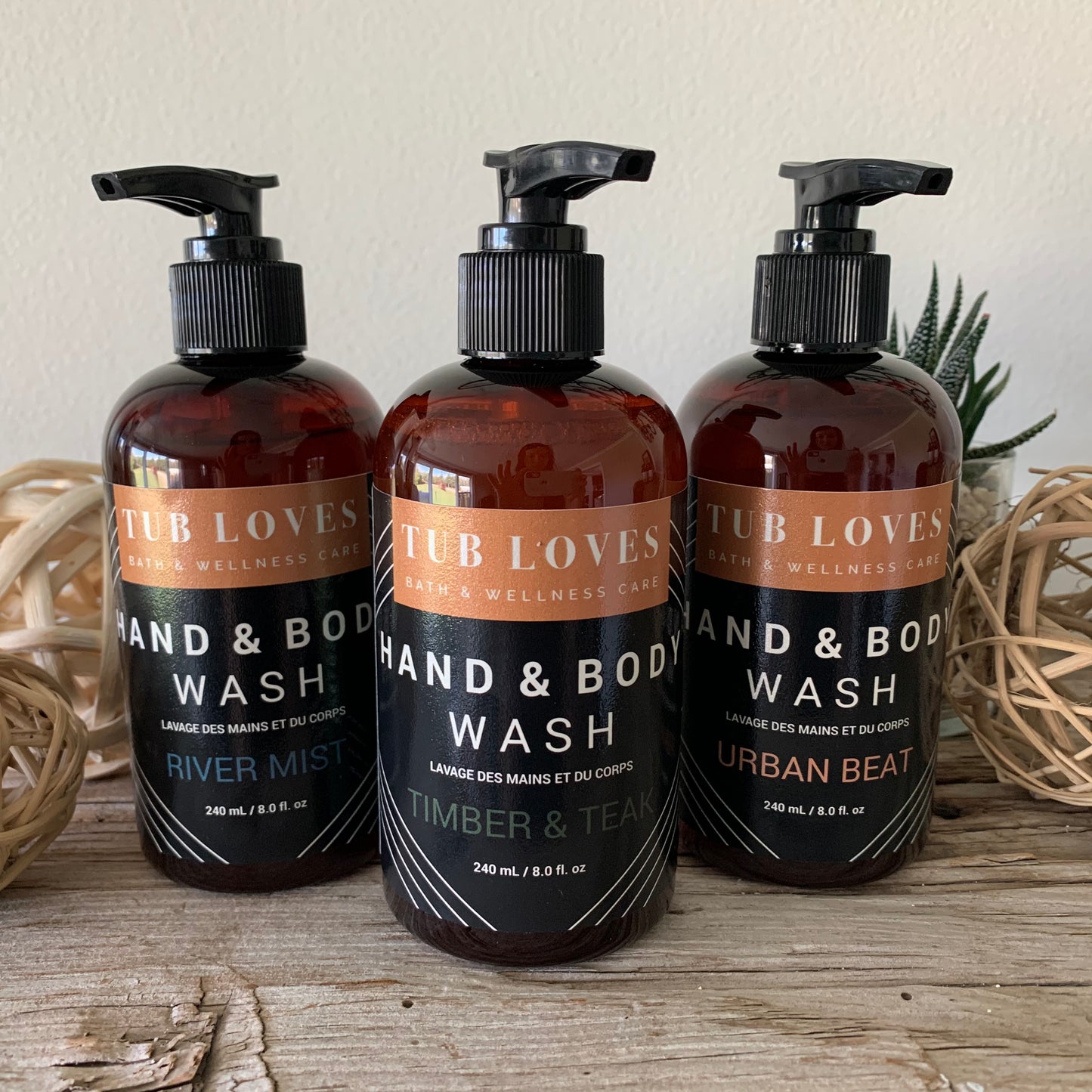 TIMBER & TEAK - HAND AND BODY WASH - Tub Loves