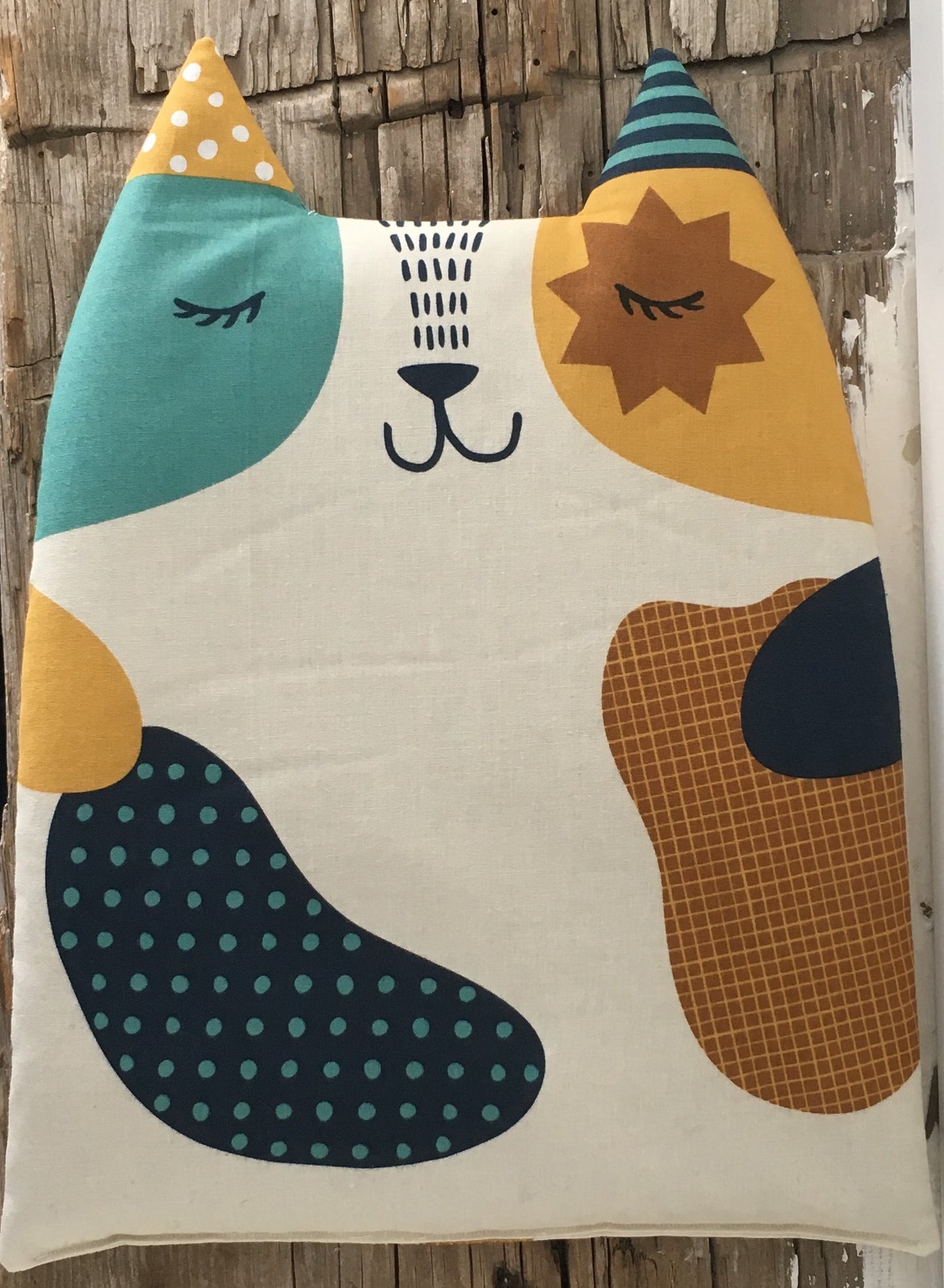 TEAL CALICO CAT - ANIMAL HEAT PACK - Tub Loves