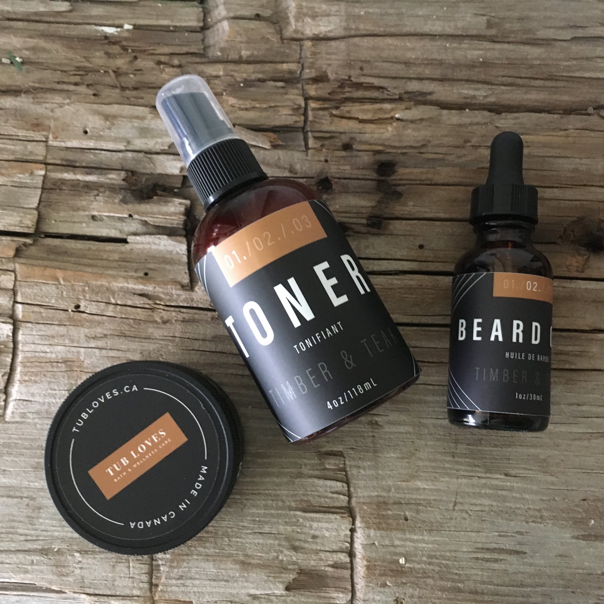 BEARD BALM - TIMBER & TEAK - Tub Loves