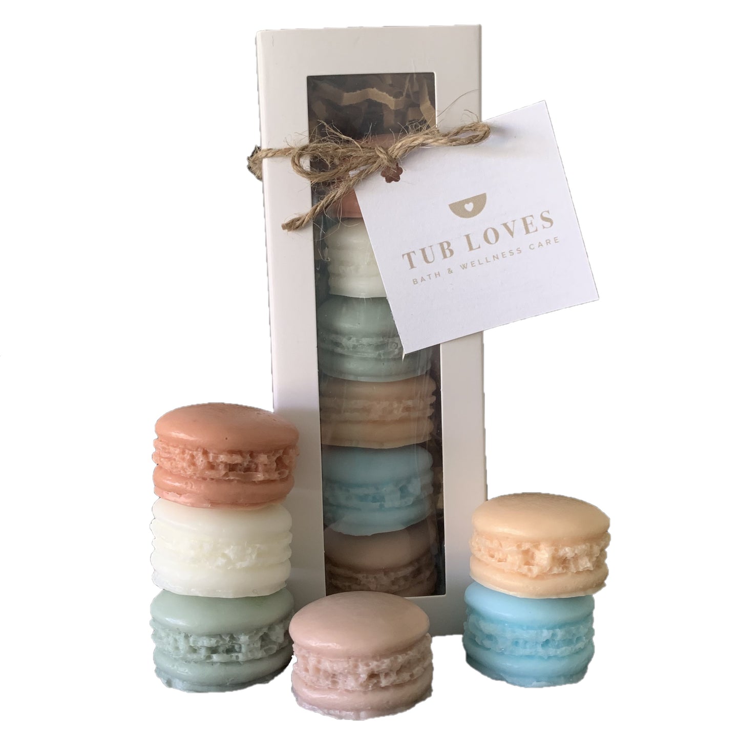 MACARON TRIPLE BUTTER GOATS MILK SOAP - HOLIDAY GIFT SET - Tub Loves