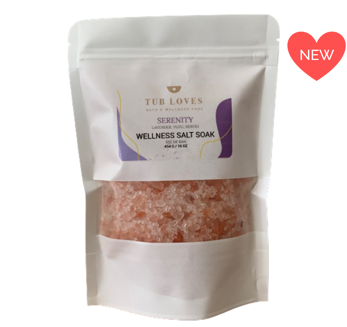Serenity Wellness Salt Soak I 16 oz. - Tub Loves