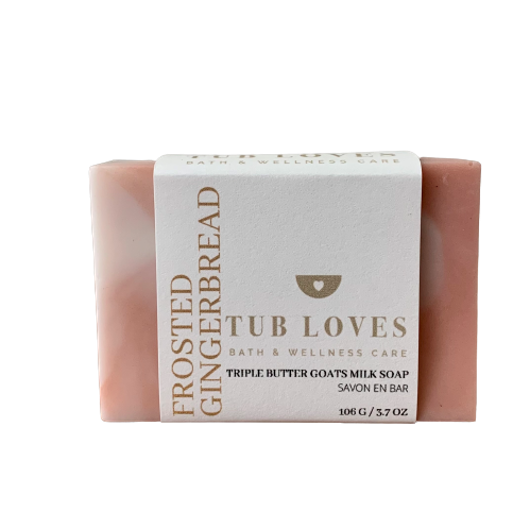Frosted Gingerbread - Goats Milk Soap Bar