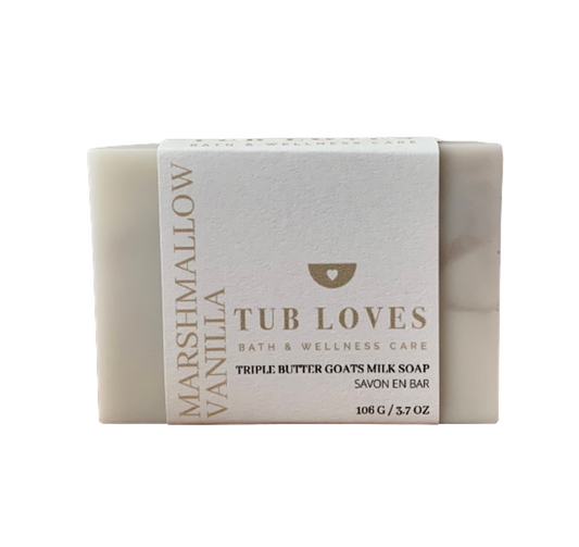 Marshmallow Vanilla - Goats Milk Soap Bar