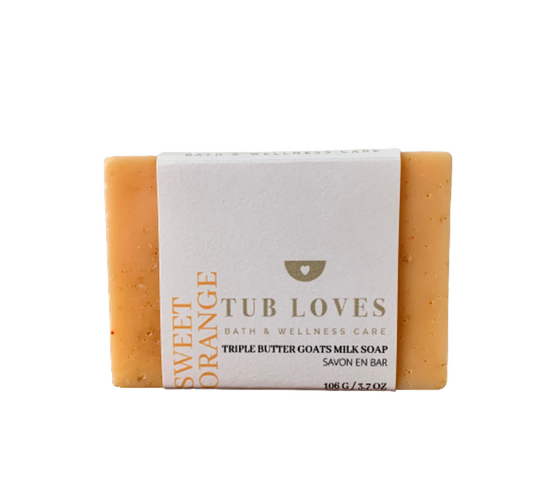 Sweet Orange - Goats Milk Soap Bar - Tub Loves