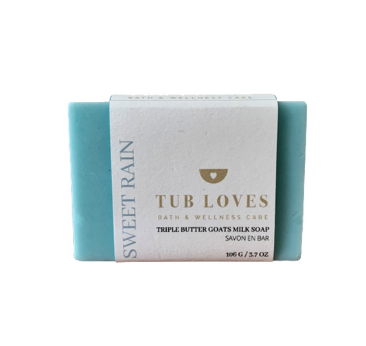 Sweet Rain - Goats Milk Soap Bar - Tub Loves