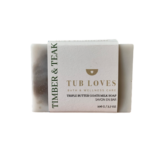 Timber & Teak - Goats Milk Soap Bar - Tub Loves