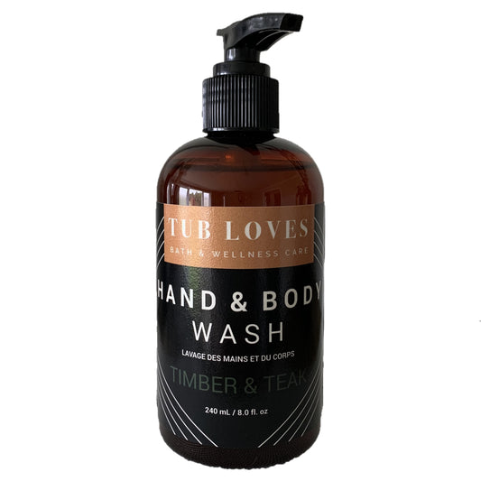 TIMBER & TEAK - HAND AND BODY WASH - Tub Loves
